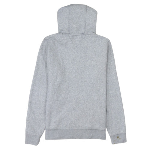 Tommy Hilfiger Women's Grey Small Pullover Hoodie with Logo