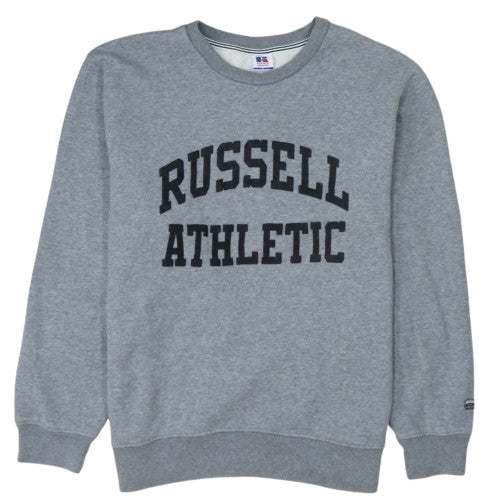 Russell Athletic Men’s Grey XL Crew Neck Fleece Sports Sweatshirt