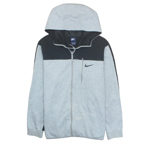 Nike Men's Grey Full Zip Hoodie 2XL Regular Fit Sweatshirt