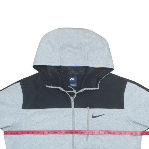 Nike Men's Grey Full Zip Hoodie 2XL Regular Fit Sweatshirt
