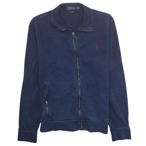 Ralph Lauren Men’s Blue Cotton Full Zip Jumper Size S