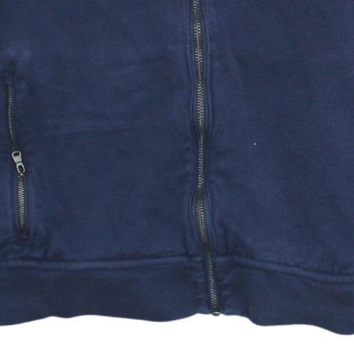 Ralph Lauren Men’s Blue Cotton Full Zip Jumper Size S