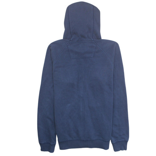 Timberland Men's Blue Full Zip Hoodie S Classic Logo Fleece