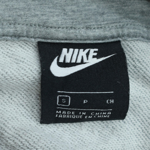 Nike Women's Grey Full Zip Hoodie Small Cotton Blend Casual