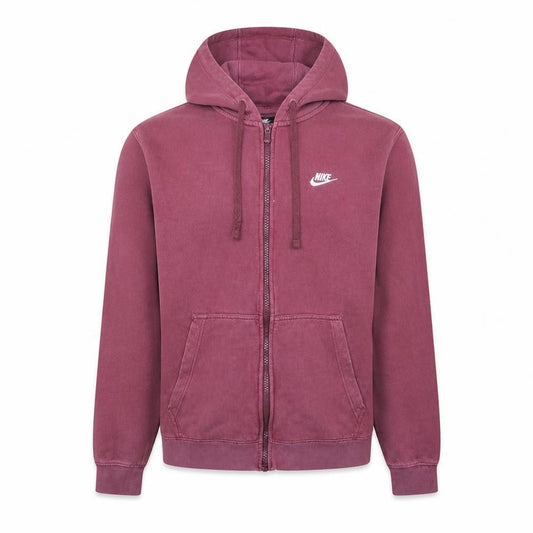Nike Men's Purple XL Full Zip Fleece Hoodie Sweatshirt