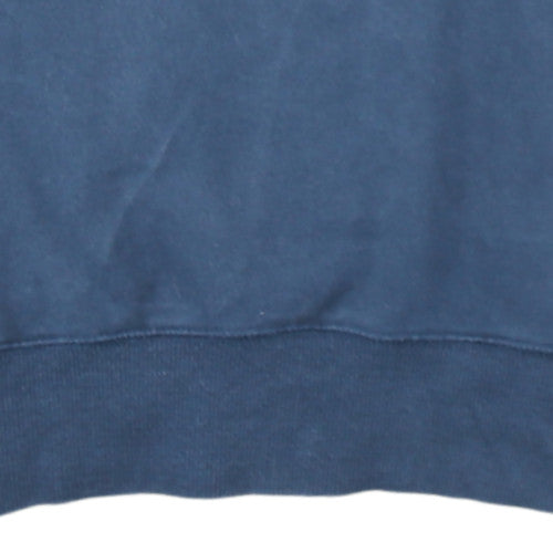 Ellesse Men's Blue Crew Neck Logo Sweatshirt Size S