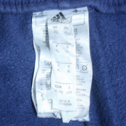 Adidas Mens Blue XL Fleece Jogger Trousers Casual Wear