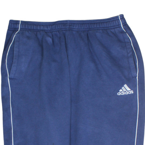 Adidas Mens Blue XL Fleece Jogger Trousers Casual Wear
