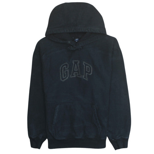 GAP Women Black Pullover Hoodie S Cotton Fleece Casual
