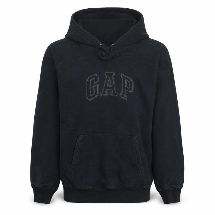 Gap Women Black Pullover Hoodie S Cotton Fleece Casual