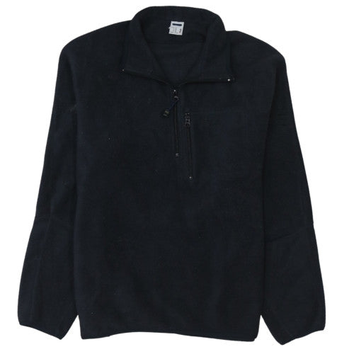 Fila Men's Black XL Fleece 1/4 Zip Pullover Sweatshirt