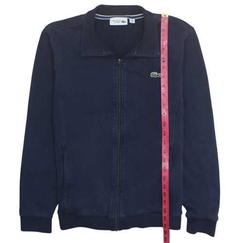 Lacoste Sport Men's Navy Full Zip Sweatshirt M Cotton Blend