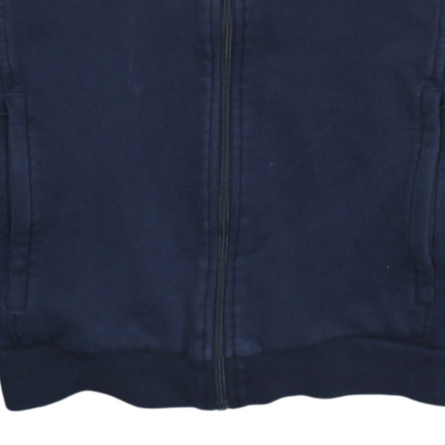 Lacoste Sport Men's Navy Full Zip Sweatshirt M Cotton Blend