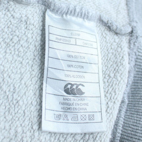 Canterbury of New Zealand Men's Grey Cotton Crew Neck Sweatshirt L