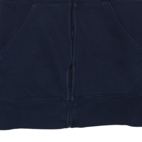 Champion Men's Blue Red Full Zip Sweatshirt M Fleece Sportswear