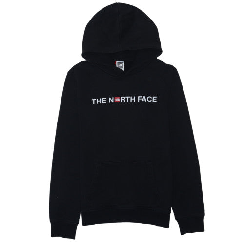 The North Face Boys Black XL Pullover Hoodie 100% Cotton Logo Sweatshirt