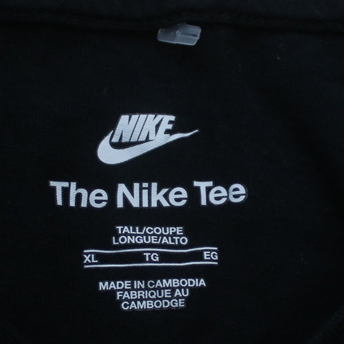 Nike Men's Black XL Tall Logo Graphic Sports T-Shirt