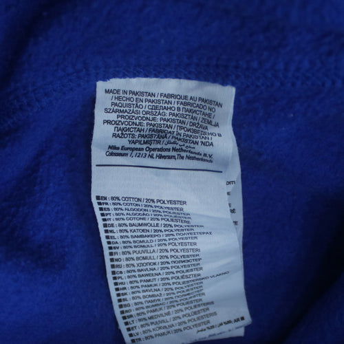 Nike Men’s Blue Fleece Sweatpants S Regular Fit Casual