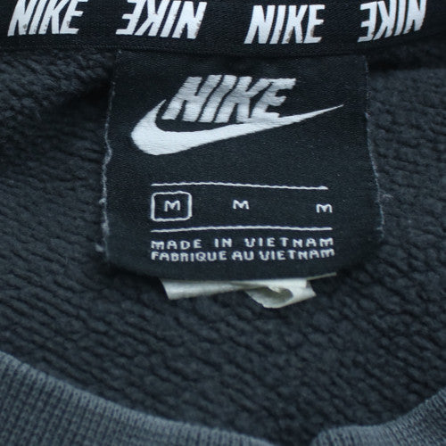 Nike Men's Grey Crew Neck Logo Pullover Sweatshirt M