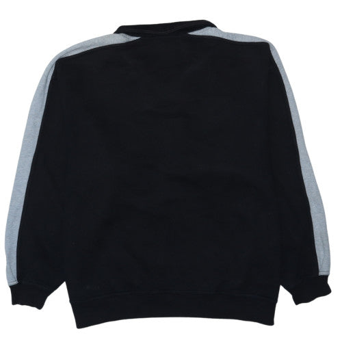 Fila Men’s Black XL 1/4 Zip Fleece Sweatshirt Regular Fit