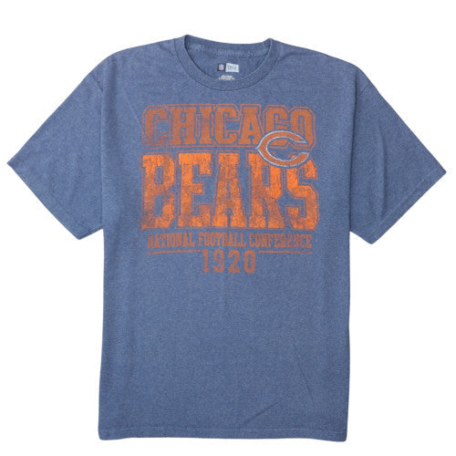 NFL Team Apparel Men's Blue Chicago Bears Graphic T-Shirt XL