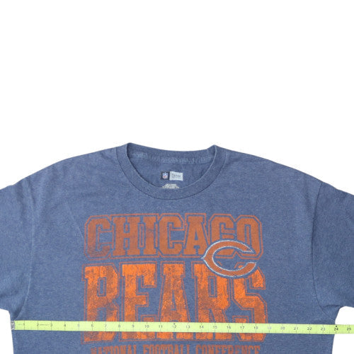 NFL Team Apparel Men's Blue Chicago Bears Graphic T-Shirt XL