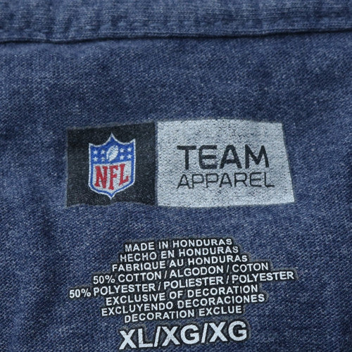 NFL Team Apparel Men's Blue Chicago Bears Graphic T-Shirt XL