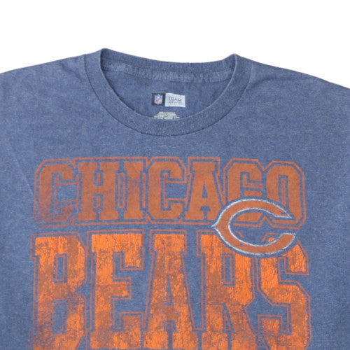 NFL Team Apparel Men's Blue Chicago Bears Graphic T-Shirt XL