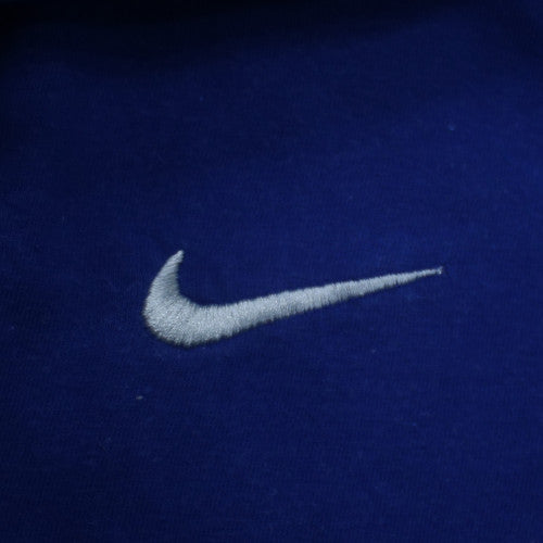 Nike Men's Blue 2XL Regular Fit Cotton Crew Neck T-Shirt