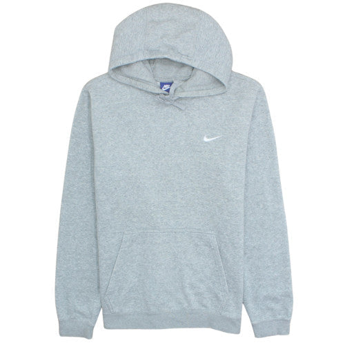 Nike Men's Grey Medium Pullover Hoodie Fleece Sweatshirt