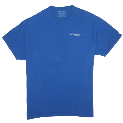 Columbia Men's Blue XXL PFG Fishing Graphic Short Sleeve T-Shirt