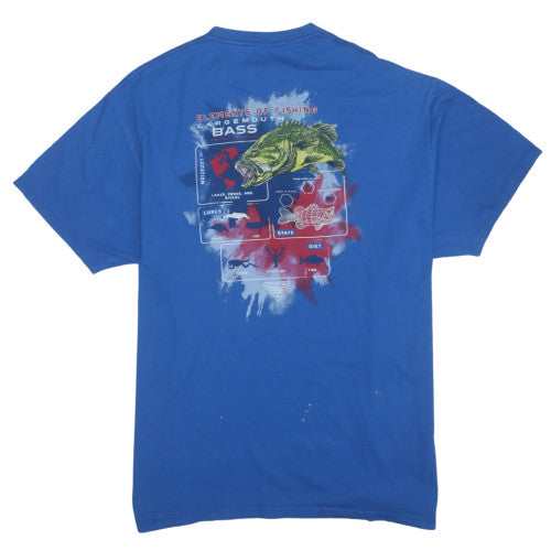 Columbia Men's Blue XXL PFG Fishing Graphic Short Sleeve T-Shirt