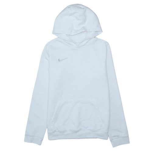 Nike Boys White XL Pullover Hoodie with Logo & Kangaroo Pocket