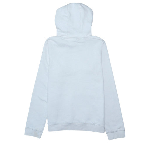 Nike Boys White XL Pullover Hoodie with Logo & Kangaroo Pocket