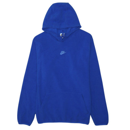 Nike Men's Blue Pullover Fleece Hoodie Size L Sportswear