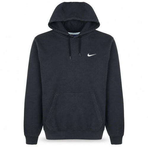 Nike Men's Black Pullover Hoodie M Fleece Logo Sportswear