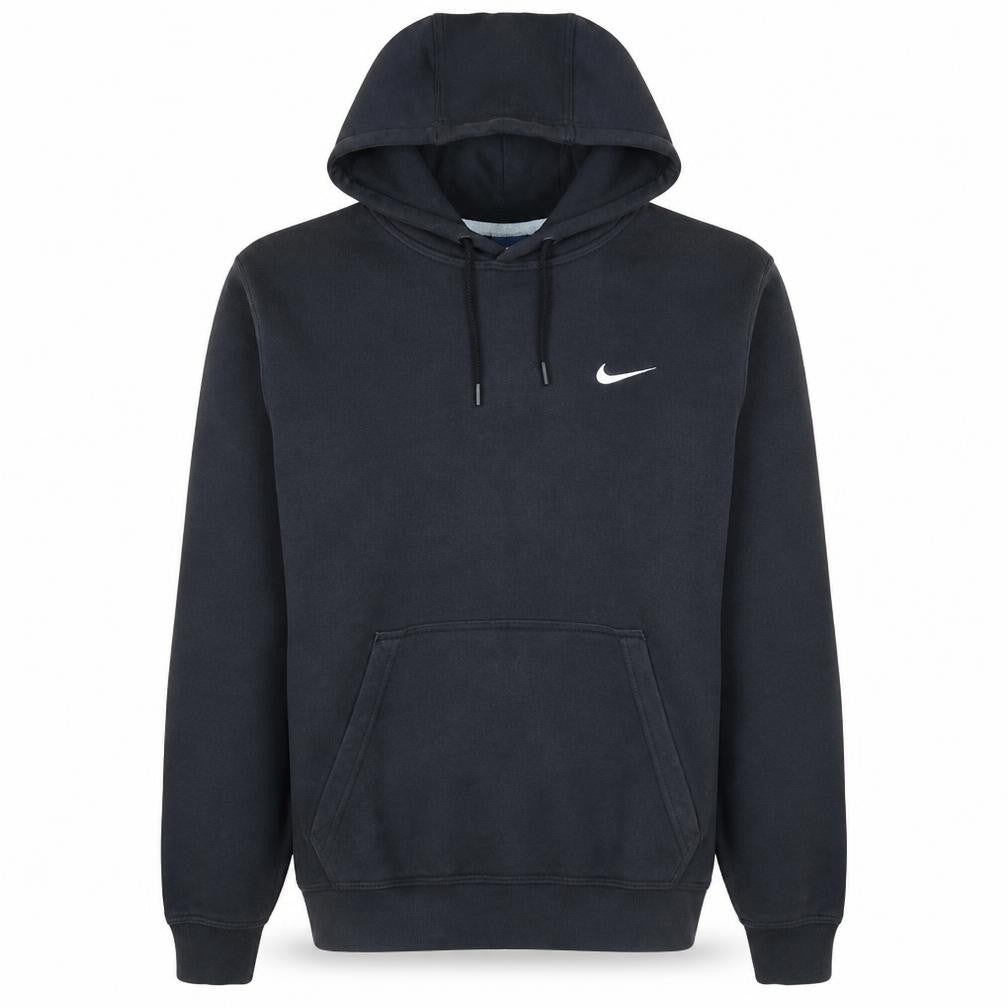 Nike Men's Black Pullover Hoodie M Fleece Logo Sportswear