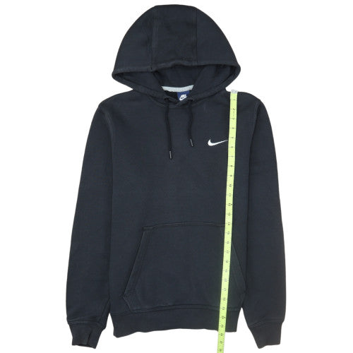 Nike Men's Black Pullover Hoodie M Fleece Logo Sportswear