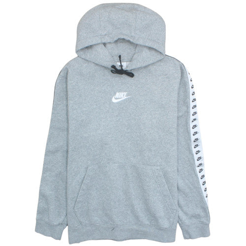 Nike Men's Grey Pullover Hoodie L Graphic Sports Fleece