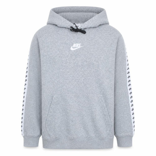 Nike Men's Grey Pullover Hoodie L Graphic Sports Fleece