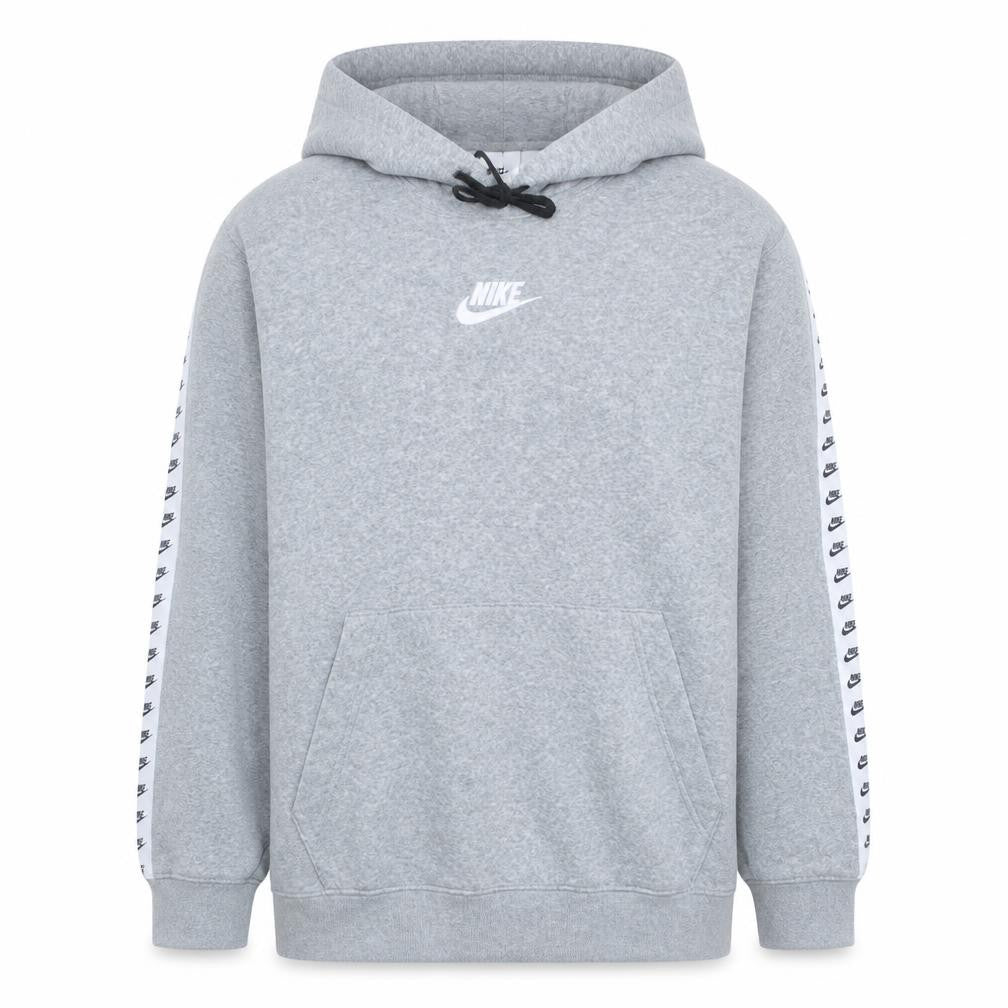 Nike Men's Grey Pullover Hoodie L Graphic Sports Fleece