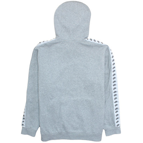 Nike Men's Grey Pullover Hoodie L Graphic Sports Fleece
