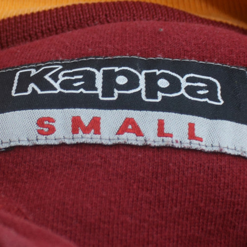 Kappa Men’s Red AS Roma Full Zip Fleece Sweatshirt Size S