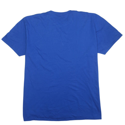 Reebok Men's Blue 2XL Crew Neck Graphic Patriotic Sports T-Shirt