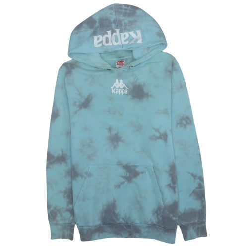 Kappa Men's Blue Tie Dye Pullover Hoodie Size M