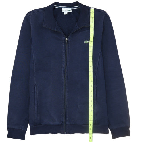 Lacoste Sport Men's Navy Full Zip Sweatshirt M Cotton Blend