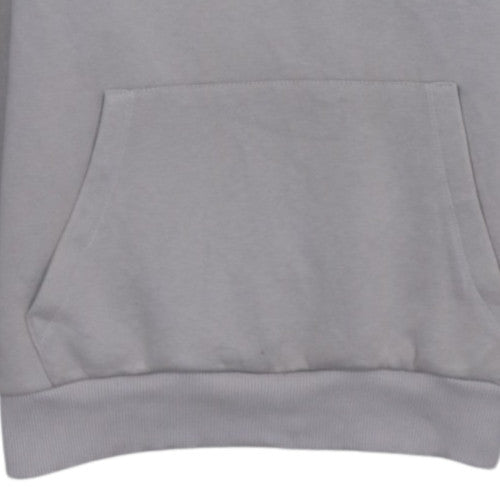 Bershka Women Grey Hooded Pullover Sweatshirt S Romantic Skull Print