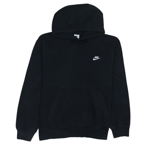 Nike Mens Black Pullover Hoodie L Cotton Blend Sweatshirt
