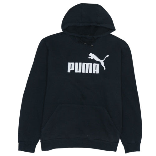Puma Men's Black XL Pullover Hoodie Fleece Graphic Sportswear
