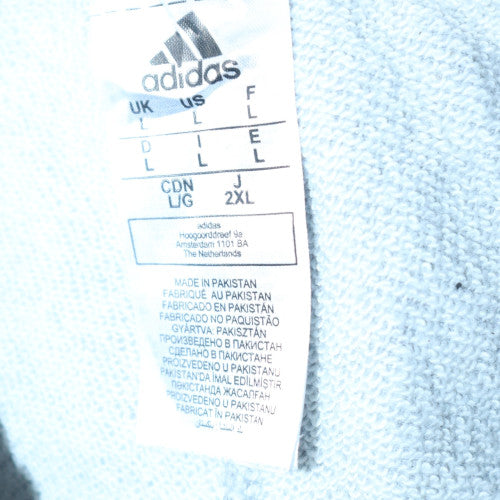 Adidas Mens Grey Jogger Sweatpants L Regular Fit Sports Trousers